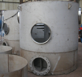 White water machine shell